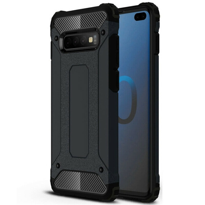 Stöttåligt Armor case till Galaxy M30, Svart i gruppen SMARTPHONE & SURFPLATTOR / Mobilskydd / Samsung hos TP E-commerce Nordic AB (38-80658)