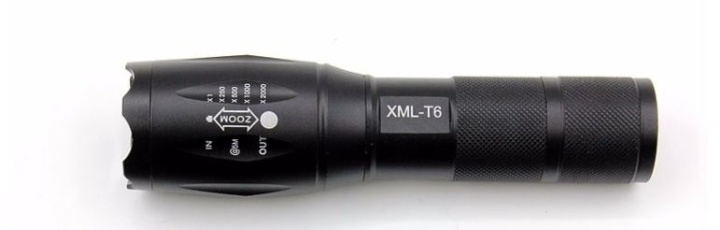 XML-T6 - vattentät ficklampa med 3800 lumen & zoom-effekt i gruppen SPORT, FRITID & HOBBY / Ficklampor & Pannlampor / Ficklampor hos TP E-commerce Nordic AB (38-80758)