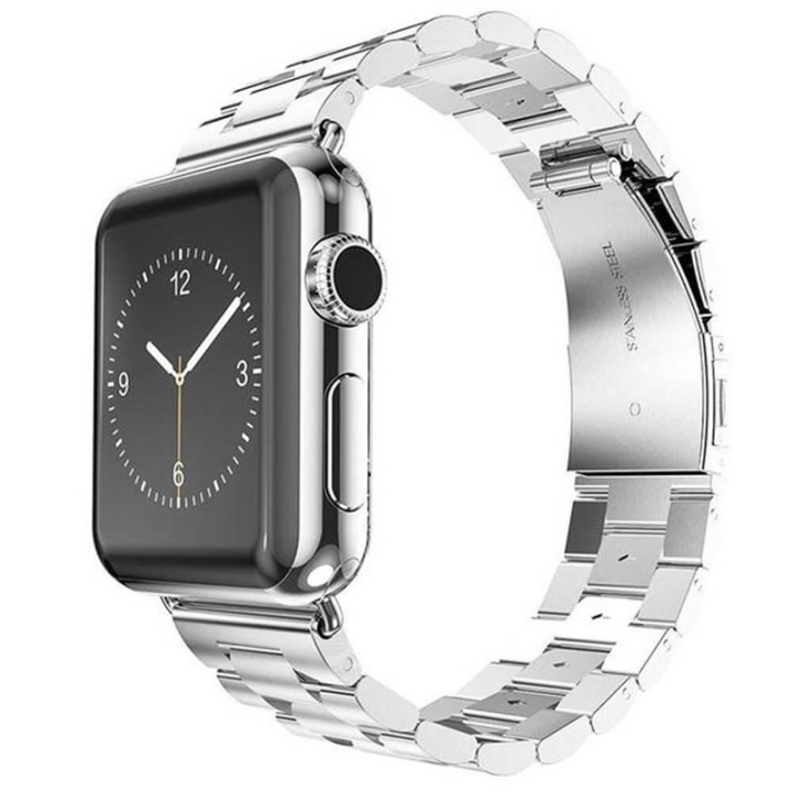 Klockarmband i rostfritt stål till Apple Watch, 38mm i gruppen SMARTPHONE & SURFPLATTOR / Träning, hem & fritid / Apple Watch & tillbehör / Tillbehör hos TP E-commerce Nordic AB (38-80907)