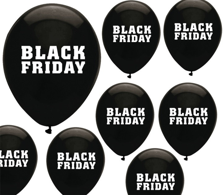 100-pack Black Friday Ballonger i gruppen SPORT, FRITID & HOBBY / Roliga prylar / Övrigt hos TP E-commerce Nordic AB (38-80926)