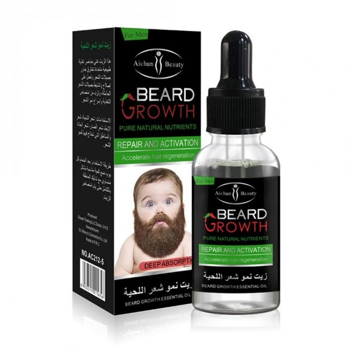 Skäggolja, Beard Growth 30 ml i gruppen SKÖNHET & HÄLSA / Hår & Styling / Skäggvård / Skäggolja hos TP E-commerce Nordic AB (38-80990)