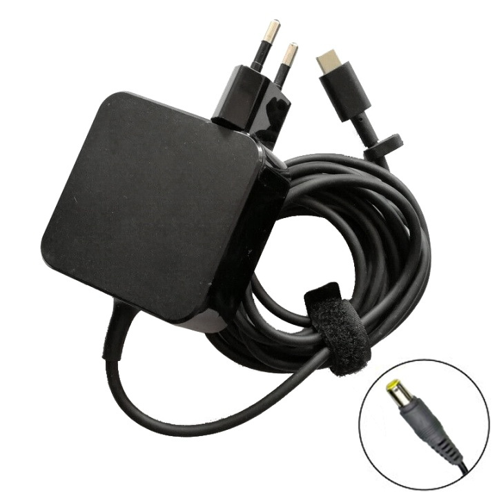 AC adapter till Lenovo IBM 7.9*5.5 ThinkPad T400 T410 T60 R61 65W i gruppen DATORER & KRINGUTRUSTNING / Bärbara datorer & tillbehör / Datorladdare / Laddare till laptop / IBM/Lenovo hos TP E-commerce Nordic AB (38-81042)