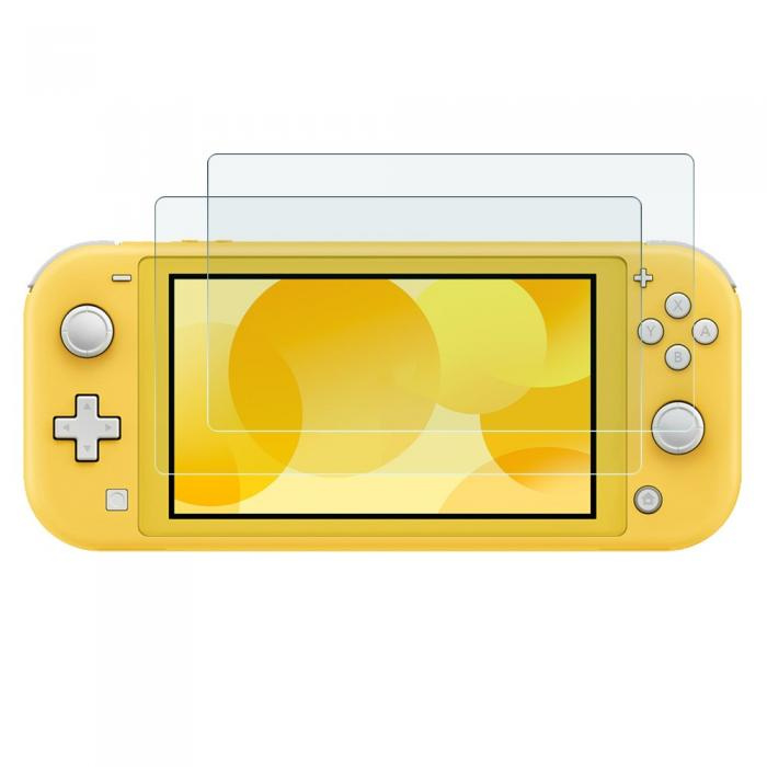 2-pack Skärmskydd i härdat glas till Nintendo Switch Lite i gruppen HEMELEKTRONIK / Spelkonsoler & Tillbehör / Nintendo Switch Lite hos TP E-commerce Nordic AB (38-81130PKT)