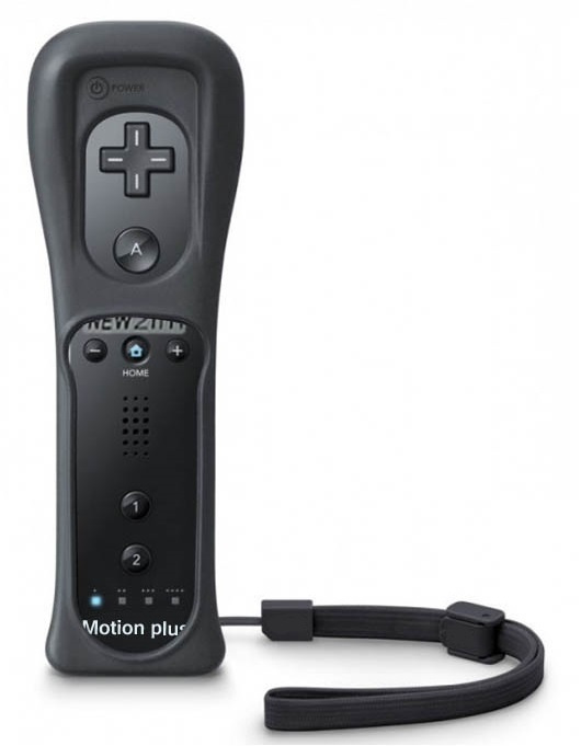 Remote Plus till Wii/Wii U, Svart i gruppen HEMELEKTRONIK / Spelkonsoler & Tillbehör / Nintendo Wii hos TP E-commerce Nordic AB (38-81310)