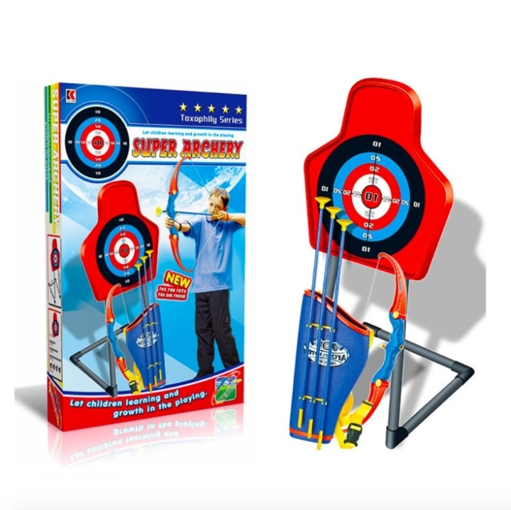 Pilbågeset med måltavla i gruppen LEKSAKER, BARN- & BABYPRODUKTER / Leksaker / Övriga leksaker hos TP E-commerce Nordic AB (38-81408)