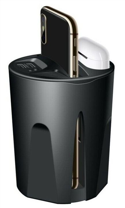X9A Trådlös billaddare för mugghållare, laddar smartphone & Airpods, 10W, svart i gruppen BIL / Bilhållare / Bilhållare Smartphone hos Teknikproffset Nordic AB (38-81431)