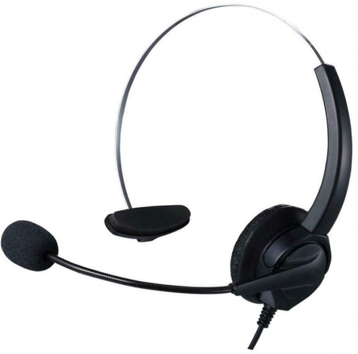 Call Center-headset med fjärrkontroll, USB, Svart i gruppen DATORER & KRINGUTRUSTNING / Datortillbehör / Headset hos TP E-commerce Nordic AB (38-81538)