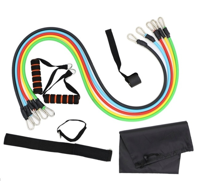 Träningsband/Resistance band i 11 delar - tar hemmaträningen till nästa nivå i gruppen SPORT, FRITID & HOBBY / Träningsredskap / Träningsredskap & tillbehör hos TP E-commerce Nordic AB (38-81601)