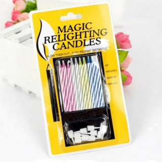 Magiska Tårtljus, Evighetsljus, 10-Pack