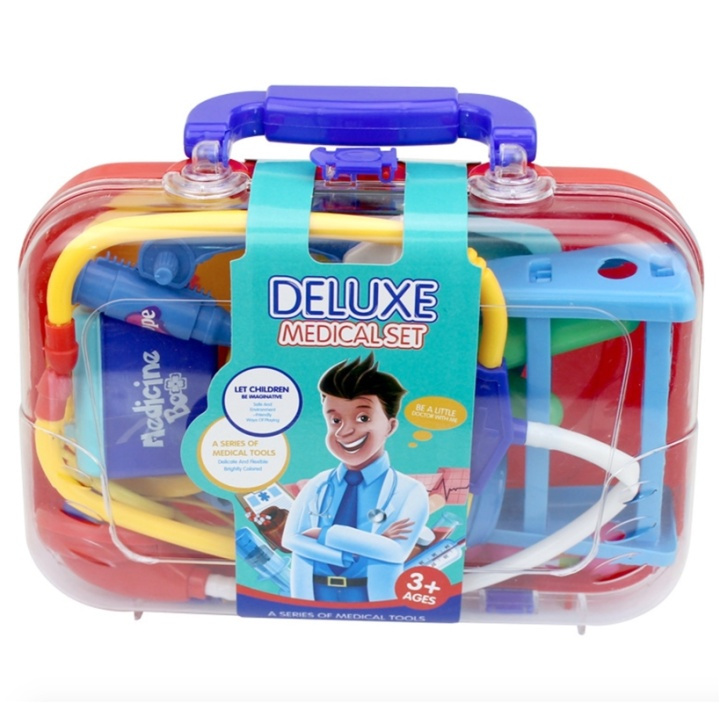 Doktorsväska Deluxe i gruppen LEKSAKER, BARN- & BABYPRODUKTER / Leksaker / Lilla hemmet & Rollek hos TP E-commerce Nordic AB (38-81751)