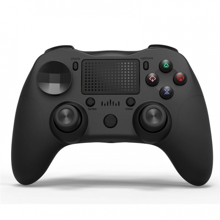 Trådlös kompatibel med PS4 och PC, Svart i gruppen HEMELEKTRONIK / Spelkonsoler & Tillbehör / Sony PlayStation 4 / Tillbehör hos TP E-commerce Nordic AB (38-81759)