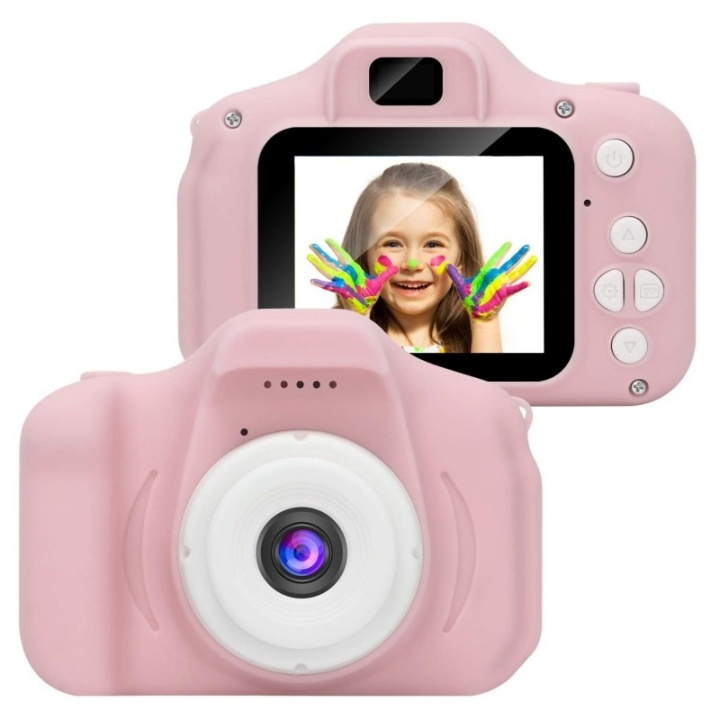 Mini HD Digitalkamera för barn, Rosa i gruppen HEMELEKTRONIK / Foto & Video / Kameror hos TP E-commerce Nordic AB (38-81766)
