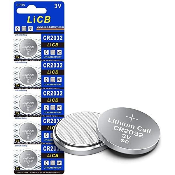 CR2032/3V, knappcellsbatteri, litium, 5-pack i gruppen HEMELEKTRONIK / Batterier & Laddare / Batterier / Knappcell hos TP E-commerce Nordic AB (38-81811)