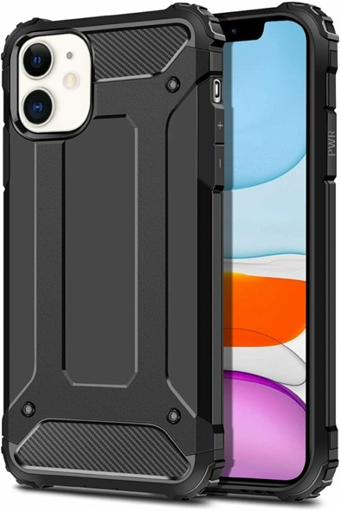 Stöttåligt Armor case till iPhone 12 mini, Svart i gruppen SMARTPHONE & SURFPLATTOR / Mobilskydd / Apple / iPhone 12 Mini / Skal hos TP E-commerce Nordic AB (38-81829)