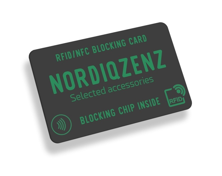 NORDIQZENZ RFID/NFC Blocking-kort, Skydd mot skimming! i gruppen SPORT, FRITID & HOBBY / Roliga prylar / Smarta saker hos Teknikproffset Nordic AB (38-81926)