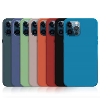 Mobilskal i silikon till iPhone 12 Pro Max, Röd