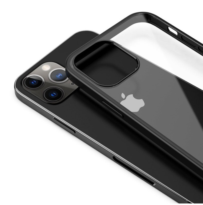 Elegant mobilskal till iPhone 12 mini, Svart i gruppen SMARTPHONE & SURFPLATTOR / Mobilskydd / Apple / iPhone 12 Mini / Skal hos TP E-commerce Nordic AB (38-82026)