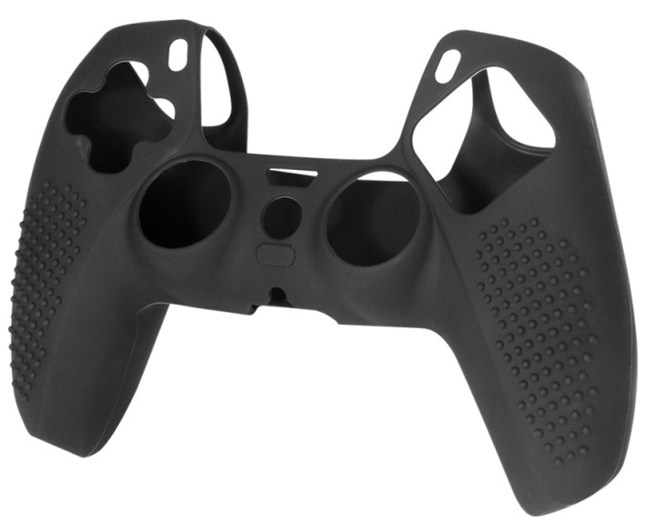 Silikongrepp för DualSense handkontroll, Svart i gruppen HEMELEKTRONIK / Spelkonsoler & Tillbehör / Sony PlayStation 5 / Tillbehör hos TP E-commerce Nordic AB (38-82098)