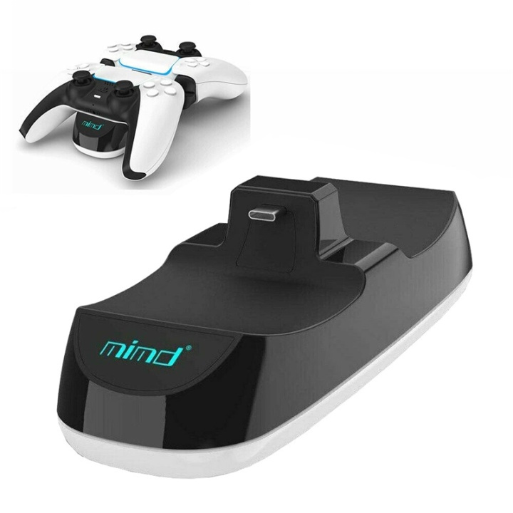 Laddstation till 2 x PS5 DualSense kontroller i gruppen HEMELEKTRONIK / Spelkonsoler & Tillbehör / Sony PlayStation 5 / Tillbehör hos TP E-commerce Nordic AB (38-82100)