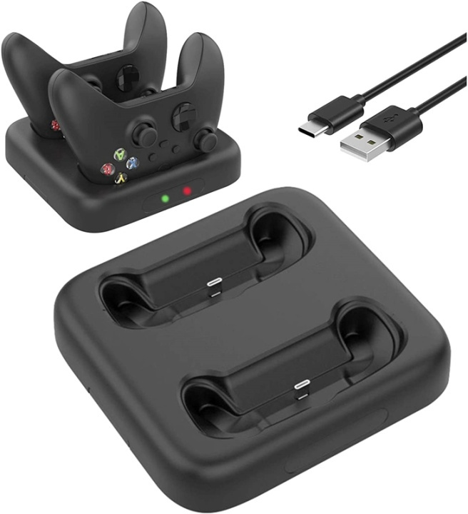 Laddstation till Xbox Series X/S kontroller i gruppen HEMELEKTRONIK / Spelkonsoler & Tillbehör / Xbox Series X/S / Tillbehör hos TP E-commerce Nordic AB (38-82160)