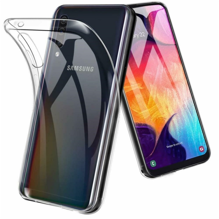 Transparent TPU-skal för Galaxy A50/A50s/A30s i gruppen SMARTPHONE & SURFPLATTOR / Mobilskydd / Samsung hos TP E-commerce Nordic AB (38-82254)