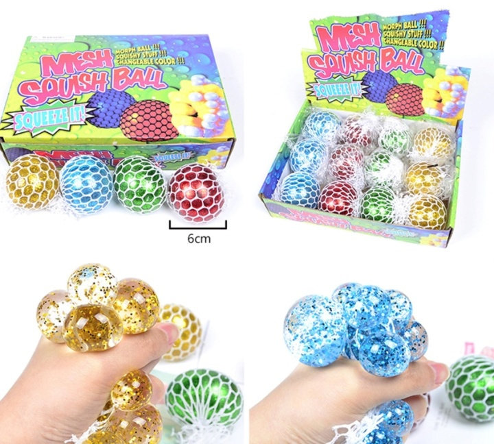 Squishy ball 12st i gruppen LEKSAKER, BARN- & BABYPRODUKTER / Leksaker / Fidget Toys hos TP E-commerce Nordic AB (38-82267)