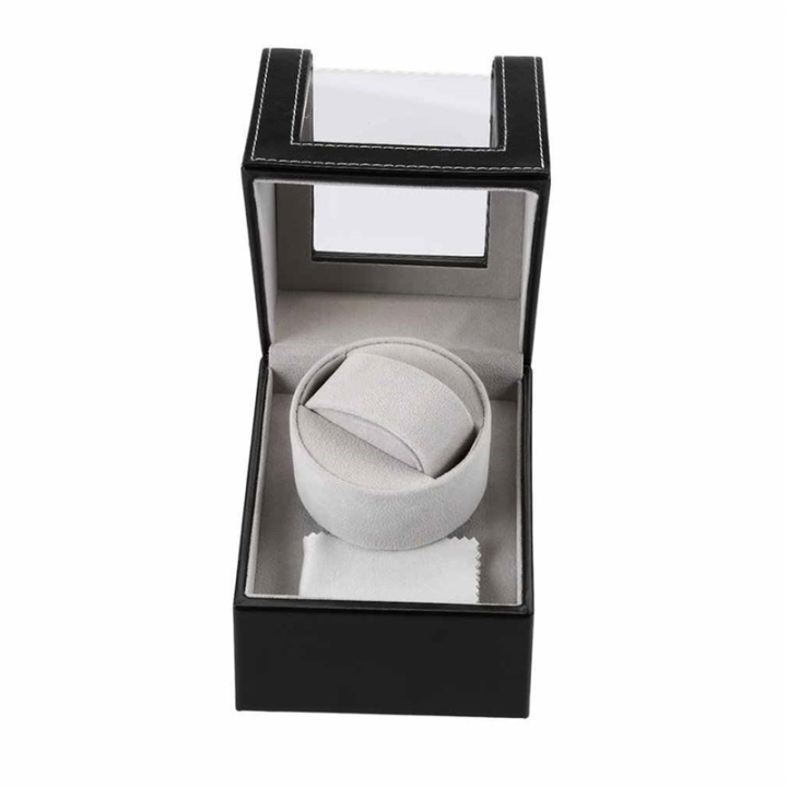 Watch winder/klocksnurra, Svart i gruppen HEM, HUSHÅLL & TRÄDGÅRD / Väggklockor & Räkneverk / Tillbehör hos TP E-commerce Nordic AB (38-82275)