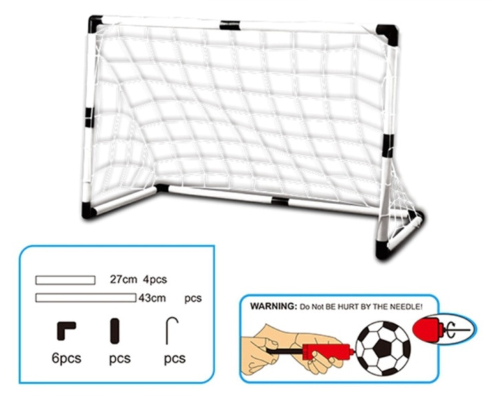 Fotbollsmål för barn, 92 cm i gruppen LEKSAKER, BARN- & BABYPRODUKTER / Spel / Utomhusspel hos TP E-commerce Nordic AB (38-82406)