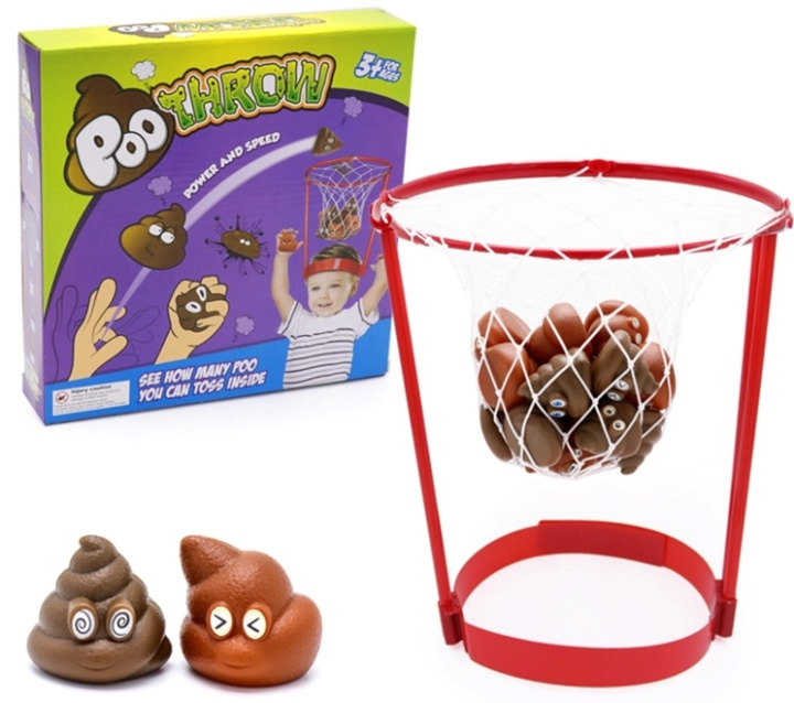 Throw-a-poop spel i gruppen LEKSAKER, BARN- & BABYPRODUKTER / Spel / Sällskapsspel hos TP E-commerce Nordic AB (38-82409)