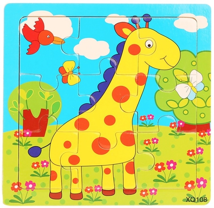 9-bitars pussel, Giraff i gruppen LEKSAKER, BARN- & BABYPRODUKTER / Leksaker / Barnpussel hos TP E-commerce Nordic AB (38-82592)