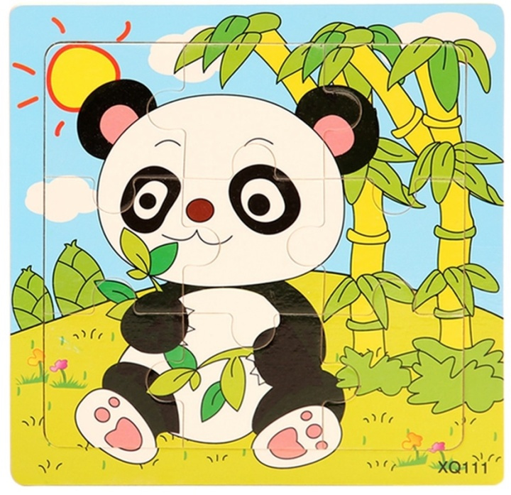9-bitars pussel, Panda i gruppen LEKSAKER, BARN- & BABYPRODUKTER / Leksaker / Barnpussel hos TP E-commerce Nordic AB (38-82604)
