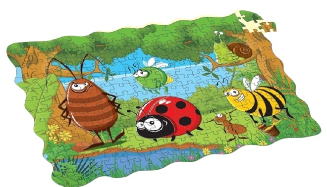 208-bitars pussel, Insekter i gruppen LEKSAKER, BARN- & BABYPRODUKTER / Leksaker / Barnpussel hos TP E-commerce Nordic AB (38-82612)