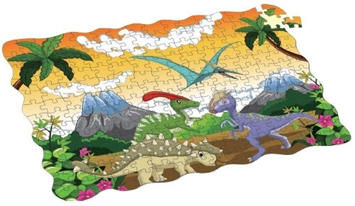 208-bitars pussel, Dinosaurier, Velociraptor i gruppen LEKSAKER, BARN- & BABYPRODUKTER / Leksaker / Barnpussel hos TP E-commerce Nordic AB (38-82615)