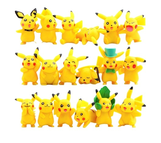 Pikachufigurer, 18st i gruppen LEKSAKER, BARN- & BABYPRODUKTER / Leksaker / Övriga leksaker hos TP E-commerce Nordic AB (38-82682)