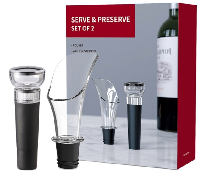 Vinset i två delar i gruppen HEM, HUSHÅLL & TRÄDGÅRD / Köksredskap / Vin & Drinktillbehör hos TP E-commerce Nordic AB (38-82733)