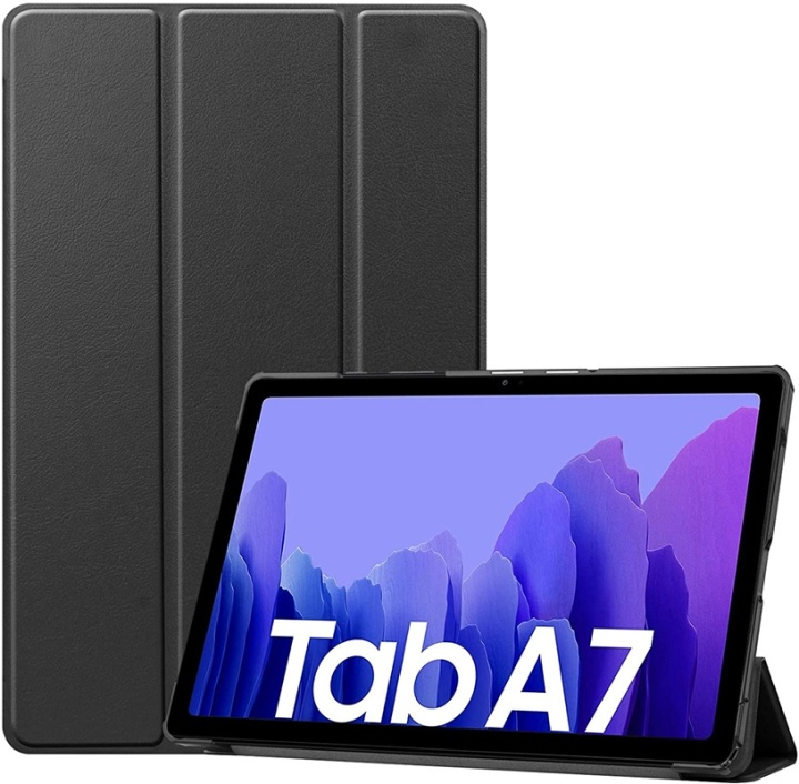 Tri-fold fodral med stativfunktion för Galaxy Tab A7 10.4 T500/T505, Svart i gruppen SMARTPHONE & SURFPLATTOR / Surfplattor skydd / Samsung-surfplattor hos TP E-commerce Nordic AB (38-82846)