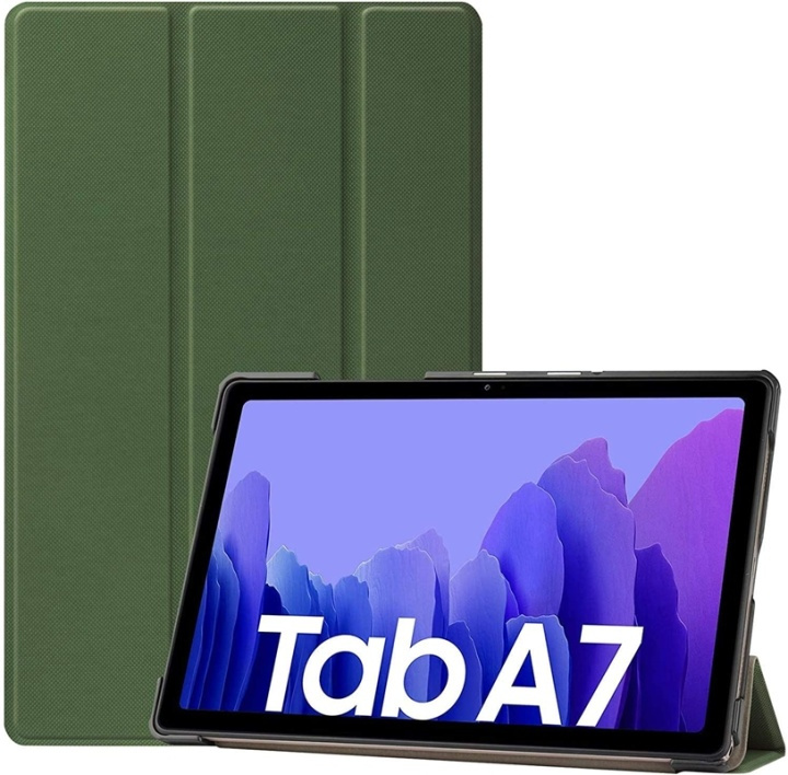 Tri-fold fodral med stativfunktion för Galaxy Tab A7 10.4 T500/T505, Grön i gruppen SMARTPHONE & SURFPLATTOR / Surfplattor skydd / Samsung-surfplattor hos TP E-commerce Nordic AB (38-82848)