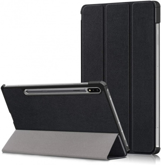 Tri-fold fodral med stativfunktion för Galaxy Tab S7 11", Svart