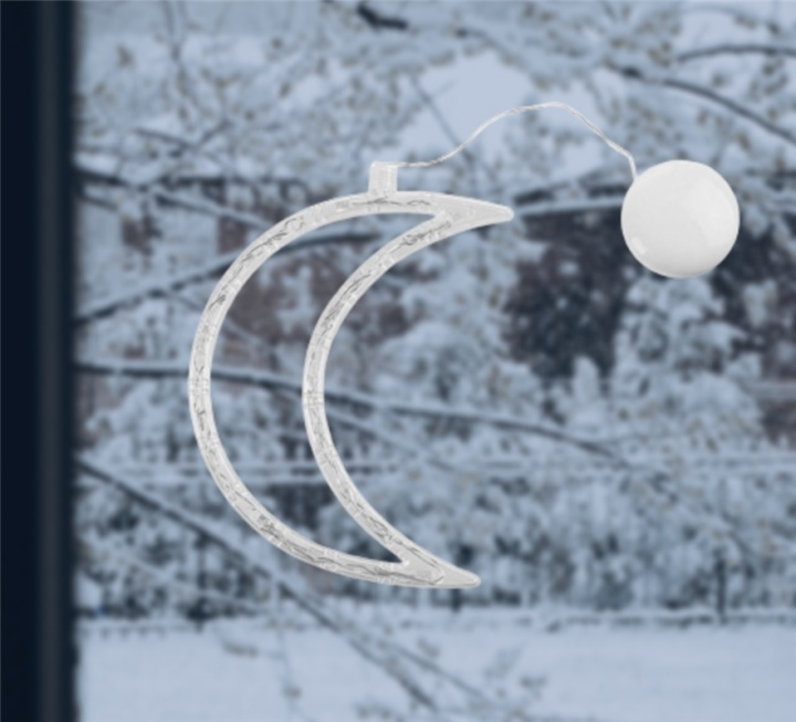 LED-lampa för julen, Måne i gruppen HEMELEKTRONIK / Belysning / Julbelysning hos TP E-commerce Nordic AB (38-82920)