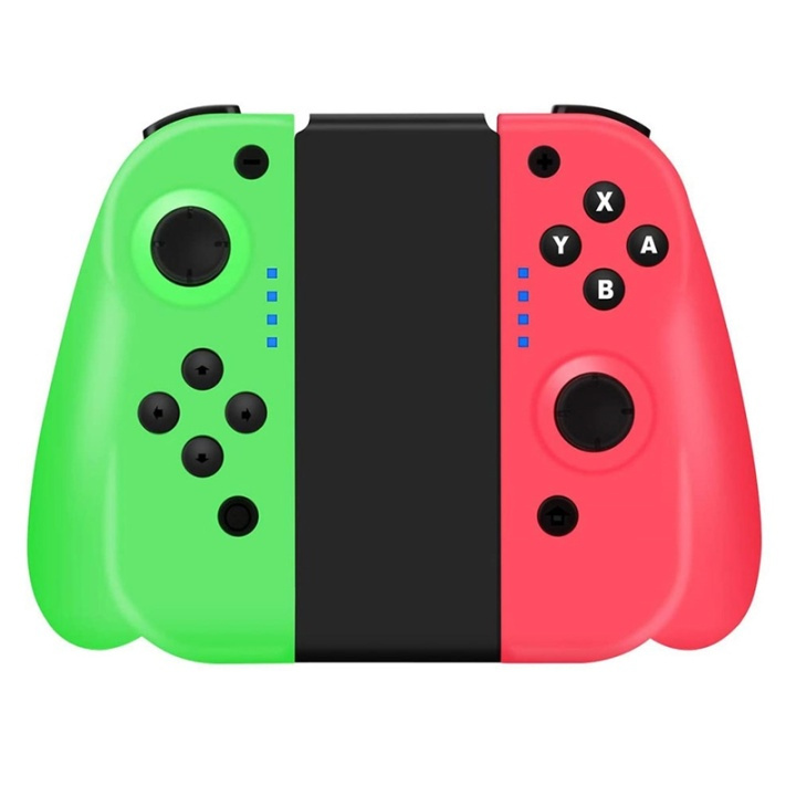 Gamepad för Nintendo Switch, Grön/Rosa i gruppen HEMELEKTRONIK / Spelkonsoler & Tillbehör / Nintendo Switch / Tillbehör hos TP E-commerce Nordic AB (38-82955)