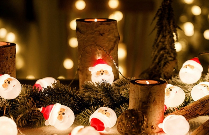 Dekorativ julslinga 3m, Tomtar i gruppen HEMELEKTRONIK / Belysning / LED-slingor hos TP E-commerce Nordic AB (38-83014)