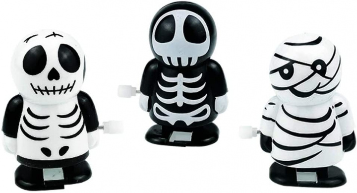 3 st uppvridbara skelett, Halloween-leksaker i gruppen HEM, HUSHÅLL & TRÄDGÅRD / Inredning / Halloween-dekorationer hos TP E-commerce Nordic AB (38-83065)