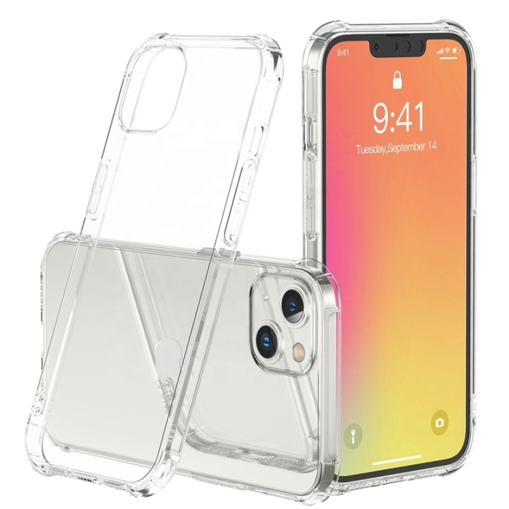 Transparent TPU fodral för iPhone 13 i gruppen SMARTPHONE & SURFPLATTOR / Mobilskydd / Apple / iPhone 13 / Skal hos TP E-commerce Nordic AB (38-83127)