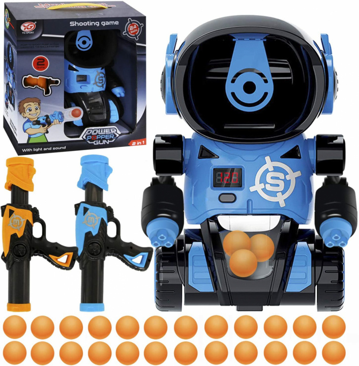Robot Målskjutspel med två luftpumpspistoler i gruppen LEKSAKER, BARN- & BABYPRODUKTER / Leksaker / Actionlek hos TP E-commerce Nordic AB (38-83171)
