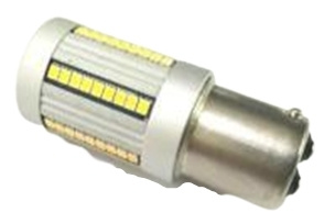 Canbus LED-lampa, 1157-66SMD, 1300±10lm, Röd i gruppen BIL / Billampor / Varningsljus hos TP E-commerce Nordic AB (38-83195)