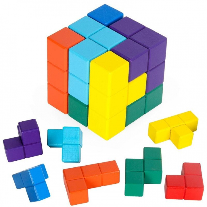 3D Pussel kub i gruppen LEKSAKER, BARN- & BABYPRODUKTER / Leksaker / Pussel hos TP E-commerce Nordic AB (38-83247)