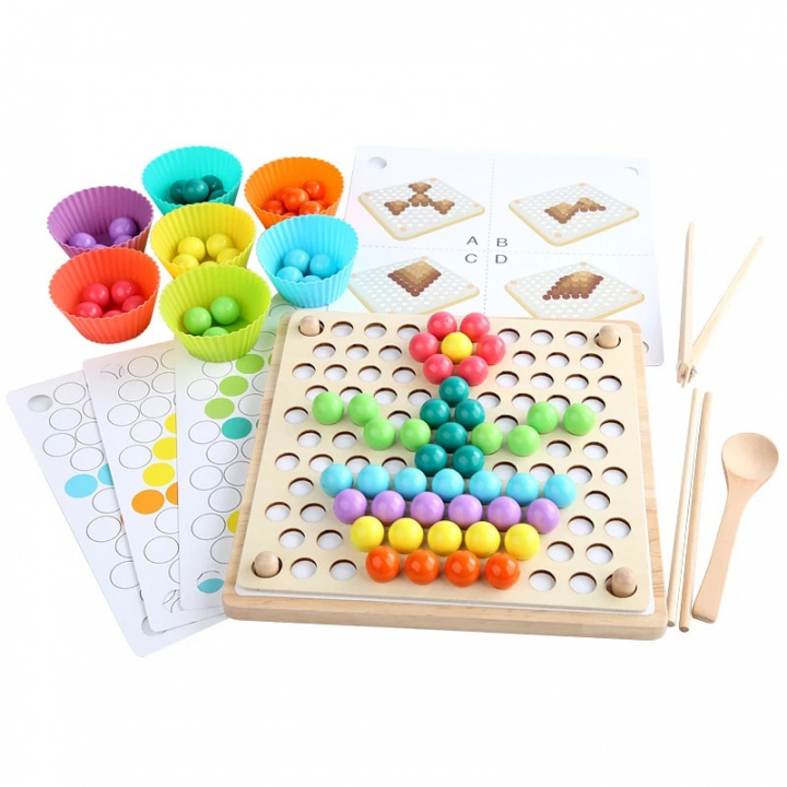 Pedagogiskt spel för färg- och forminlärning i gruppen LEKSAKER, BARN- & BABYPRODUKTER / Spel / Barnspel hos TP E-commerce Nordic AB (38-83264)
