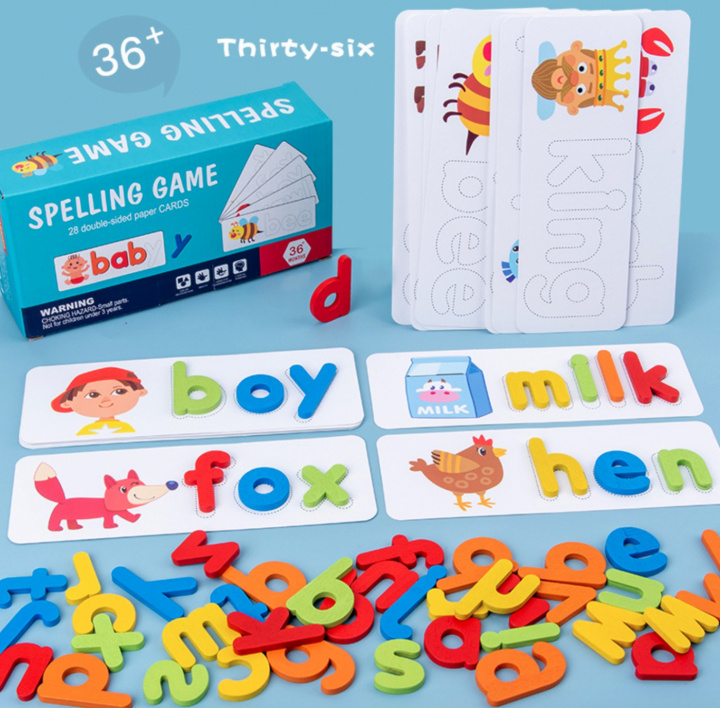 Ordspel - lär dig ord på Engelska i gruppen LEKSAKER, BARN- & BABYPRODUKTER / Spel / Barnspel hos TP E-commerce Nordic AB (38-83268)