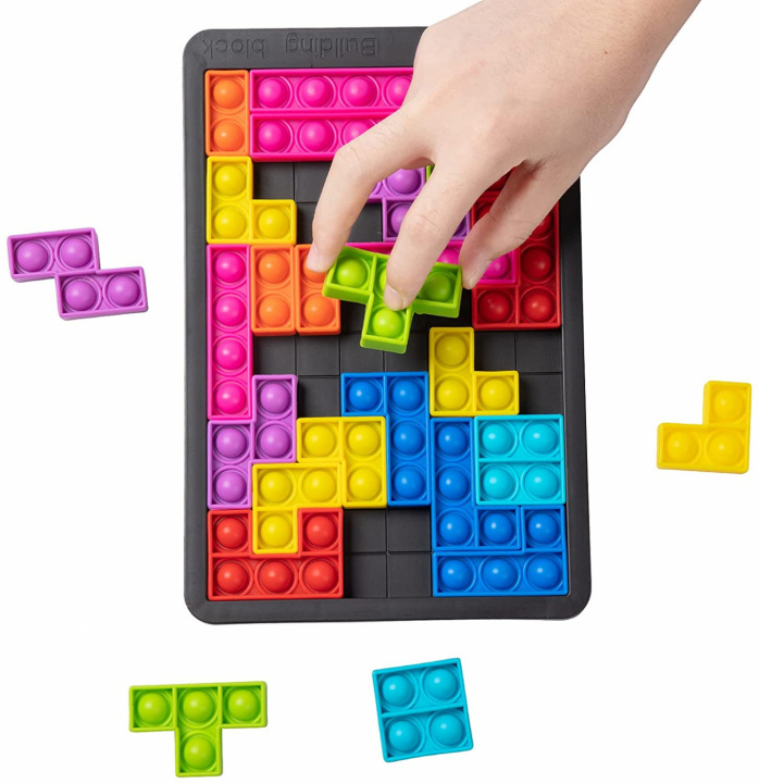 Fidget-Pop Tetris i gruppen LEKSAKER, BARN- & BABYPRODUKTER / Leksaker / Fidget Toys hos Teknikproffset Nordic AB (38-83286)