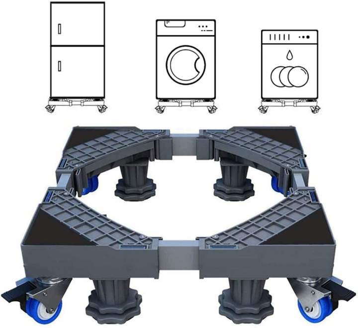Multifunktionell Tralla med fötter för kylskåp, diskmaskin, tvättmaskin m.m. i gruppen HEM, HUSHÅLL & TRÄDGÅRD / Hushållsmaskiner / Tillbehör vitvaror hos TP E-commerce Nordic AB (38-83295)